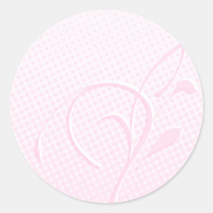 Sticker Rond Points fleuris et roses