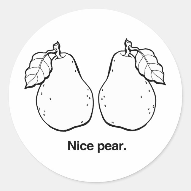 Sticker Rond POIRE AGRÉABLE -.png (Devant)