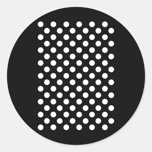 Sticker Rond Pois à points Polka 3 (Devant)