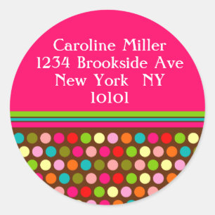 Sticker Rond Pois joueurs
