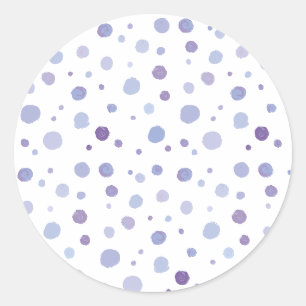 Sticker Rond pois peint à la main