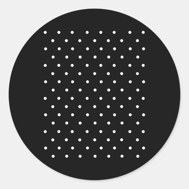 Sticker Rond Pois Poka Dot 4 (Devant)