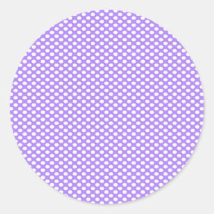 Sticker Rond Pois sur le pourpre