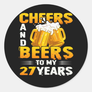 Sticker Rond Poison de Cheers et Beers