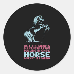 Sticker Rond Poison d'Equestrian The Failures In Life