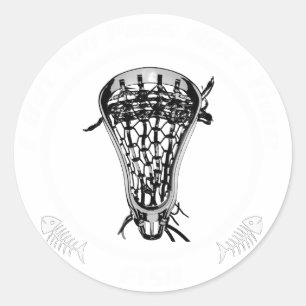 Sticker Rond Poisson du col Lacrosse