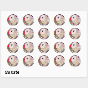 Sticker Rond Poisson Étoilé Magique Anniversaire Enfants