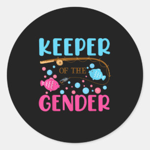 Sticker Rond Poisson Il Ou Poisson Elle Révélation Du Sexe Gard