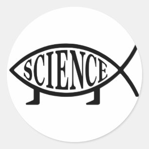 Sticker Rond Poissons de la Science