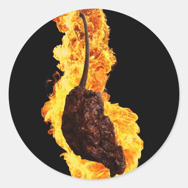 Sticker Rond Poivron fantôme (Devant)