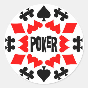 STICKER ROND POKER
