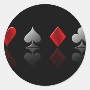 Sticker Rond poker-wallpaper-6