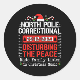 Sticker Rond Pôle Nord Correction Troublant Peace Family Ch