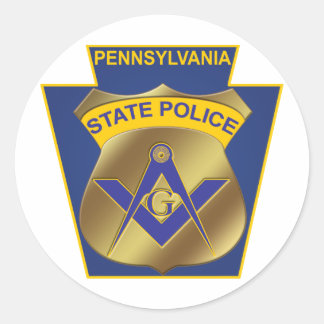 Sticker Rond Police d'État de Pennsylvanie