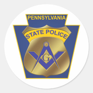 Sticker Rond Police d'État de Pennsylvanie
