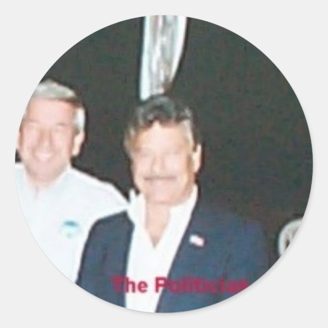 Sticker Rond politicien voleur (Devant)