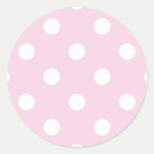 Sticker Rond Polka dot