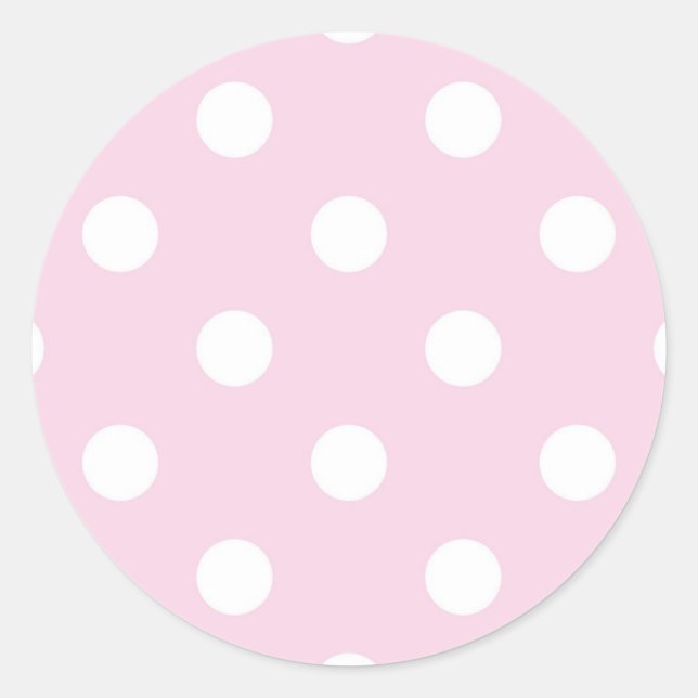 Sticker Rond Polka dot (Devant)