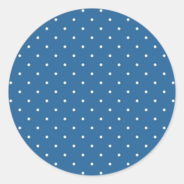 Sticker Rond Polka dot (Devant)