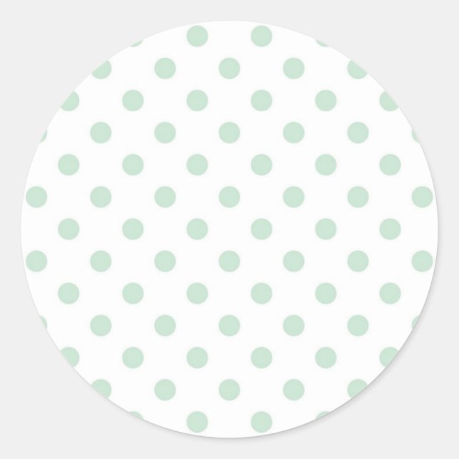Sticker Rond Polka dot (Devant)