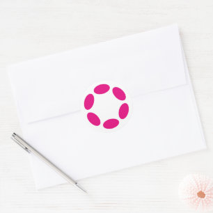 Sticker Rond Polkadot