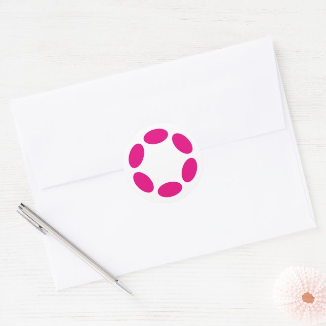 Sticker Rond Polkadot (Enveloppe)
