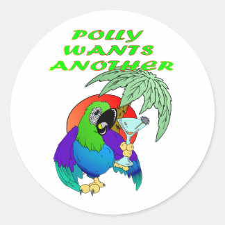 STICKER ROND POLLY VEUT UN AUTRE