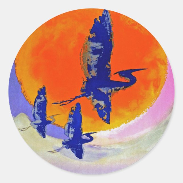 Sticker Rond Pologne (Devant)