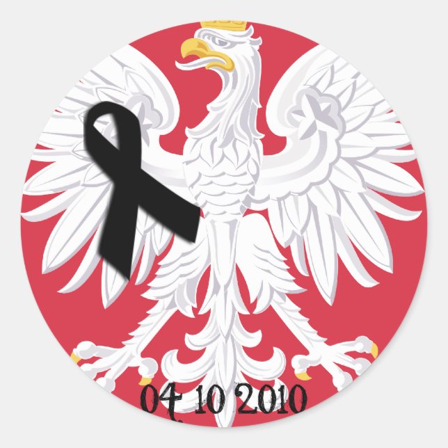 Sticker Rond Pologne 04/10/2010 (Devant)