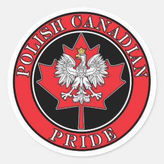 Sticker Rond Polonais ronds