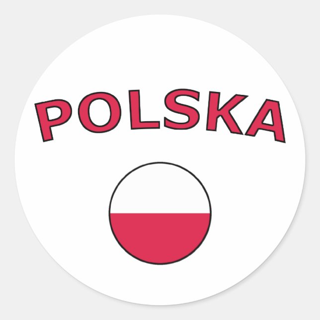 Sticker Rond Polska (Devant)