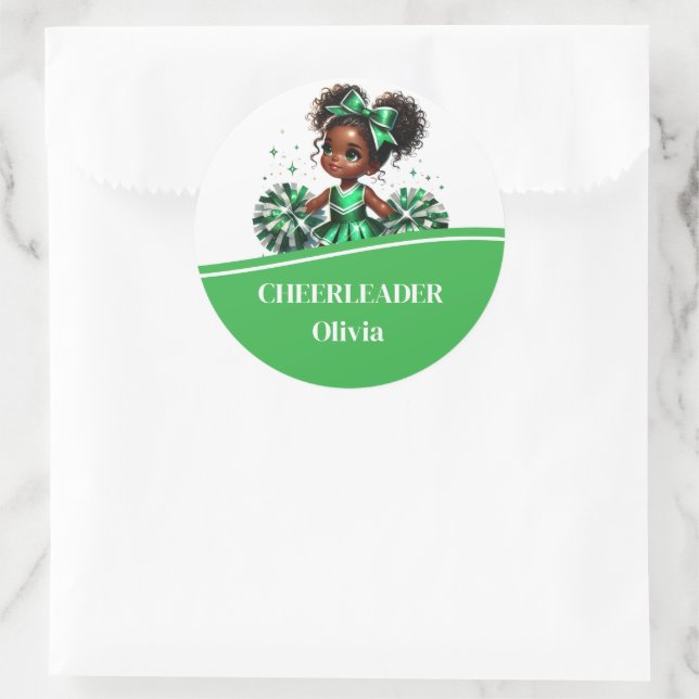 Sticker Rond Pom-pom girl (Sac)
