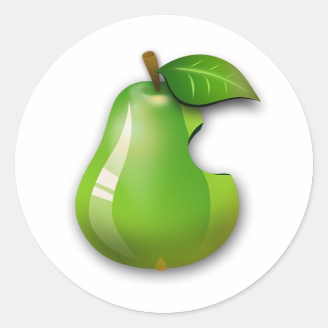 Sticker Rond Pomme (Devant)