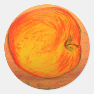 Sticker Rond Pomme de Provence