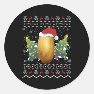 Sticker Rond Pomme de terre moche