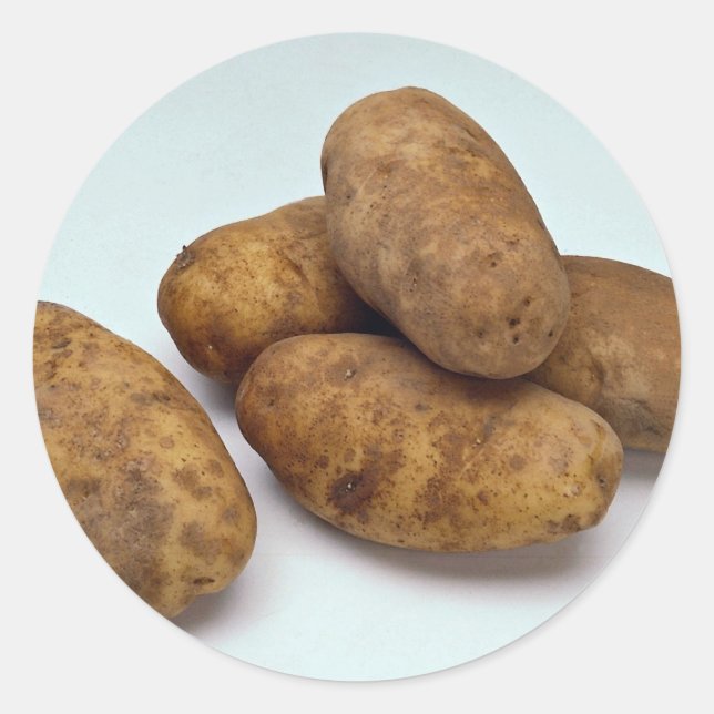 Sticker Rond Pommes de terre (Devant)