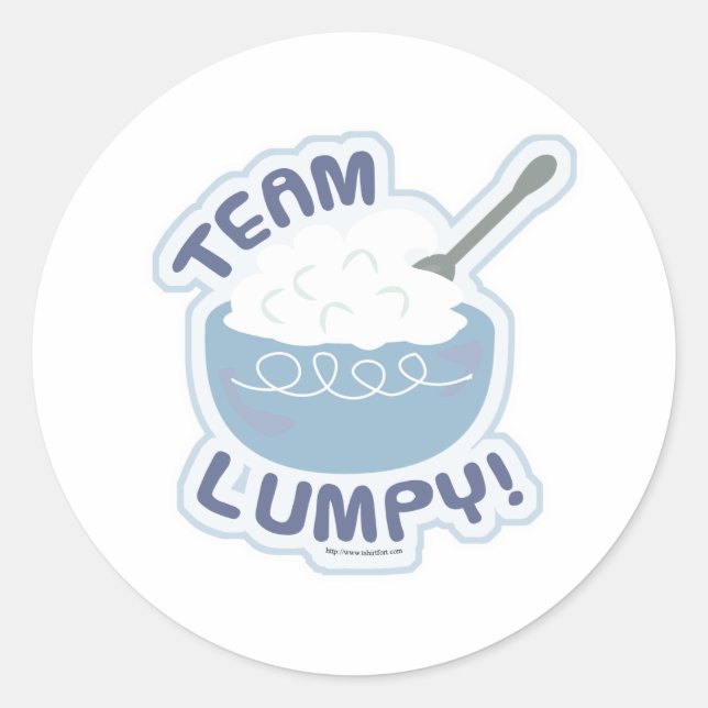Sticker Rond Pommes de terre Lumpy (Devant)