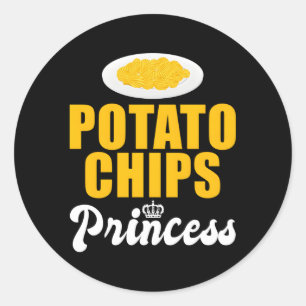 Sticker Rond Pommes de terre Princesse