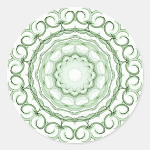 Sticker Rond Pommes vertes