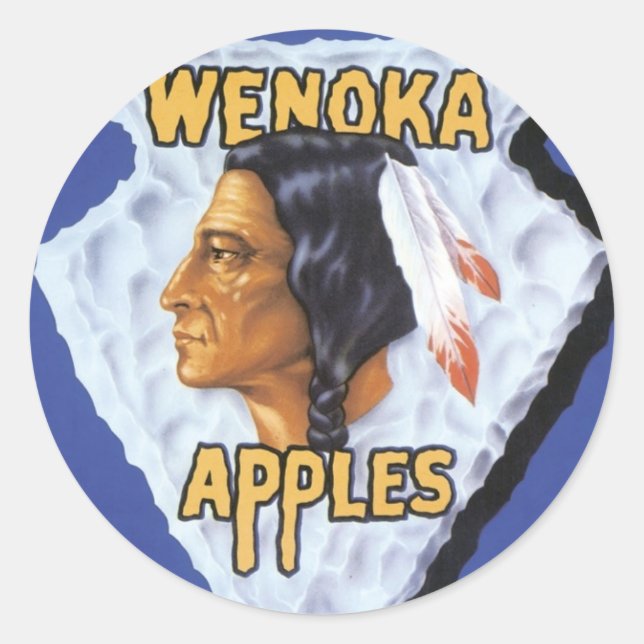 Sticker Rond Pommes Wenoka (Devant)