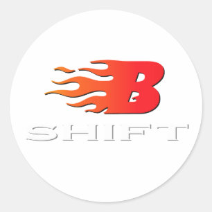 Sticker Rond Pompier B Shift