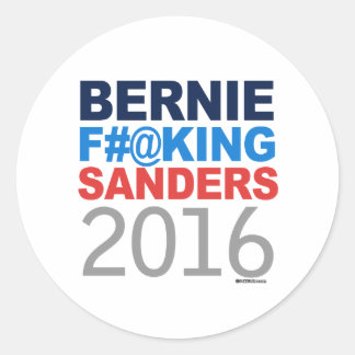 Sticker Rond Ponceuses de merde 2016 de Bernie