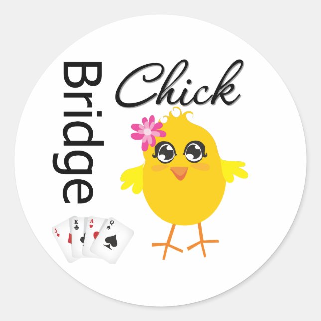 Sticker Rond Pont Chick (Devant)