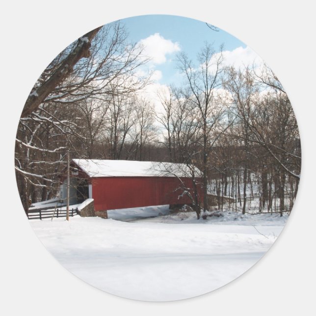 Sticker Rond Pont couvert (Devant)