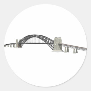 Sticker Rond Pont du port de Sydney : modèle 3D :