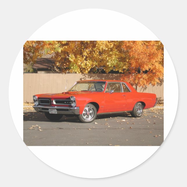 Sticker Rond Pontiac GTO (Devant)