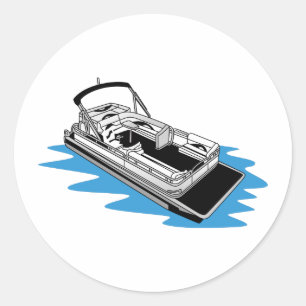 Sticker Rond Ponton