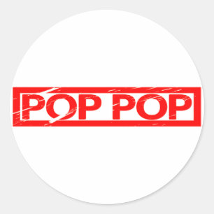 Sticker Rond Pop pop Stamp