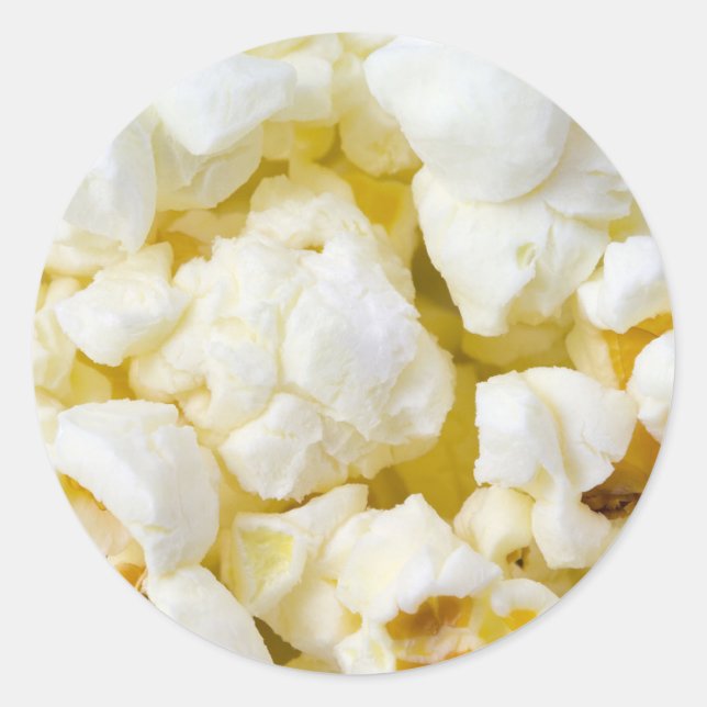 Sticker Rond Popcorn (Devant)