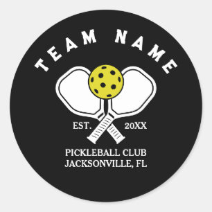 Sticker Rond Porte - clé d'équipe de basket-ball personnalisé -